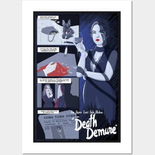 Upper East Side Widow in "Death Demure" Posters and Art